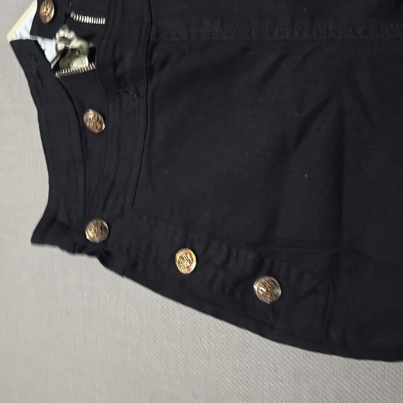 Torn by Ronny Kobo Sailor Button Black Skinny Jean Women's Size 28 NWT - Picture 13 of 16